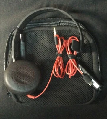 Lot of 4 Plantronics C5210T Mono Wired USB-CW/ Black Carry Pouch - Image 1 of 3