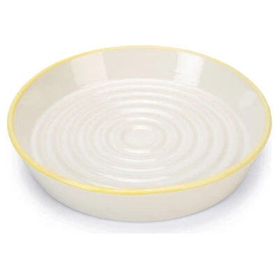 Beeztees Kitten Napf Zina, 17,5cm für Katzen, Futternapf Keramik, blau/gelb - Bild 1 von 4