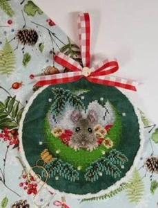 At Home For Christmas by Blackberry Lane cross stitch pattern - Picture 1 of 1