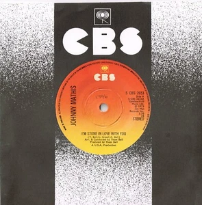 JOHNNY MATHIS IDEAL JUKEBOX 45 - I'M STONE IN LOVE WITH YOU - SWEET CHILD - EX+ - Picture 1 of 3