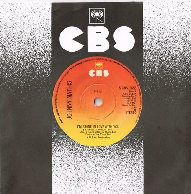 JOHNNY MATHIS IDEAL JUKEBOX 45 - I'M STONE IN LOVE WITH YOU - SWEET CHILD - EX+ - Image 1 of 3