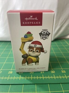 2023 Hallmark Ornament - Rubble's Special Delivery - Paw Patrol - New - Dog - Picture 1 of 4