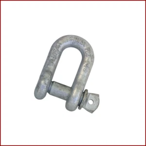 3/4" Galvanized Screw Pin Chain Shackle - Picture 1 of 2