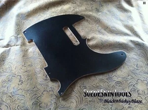 Custom Tooled Leather Pickguard fits Fender Telecaster Tele Esquire - Picture 1 of 4
