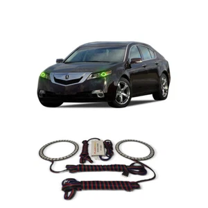 Bright Green Angel Eye Headlight Halo kit for Acura TL 09-14 - Foto 1 di 2