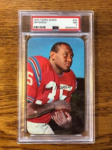 1970 Topps Super Jim Nance PSA 7 **FREE SHIPPING** - Picture 1 of 2