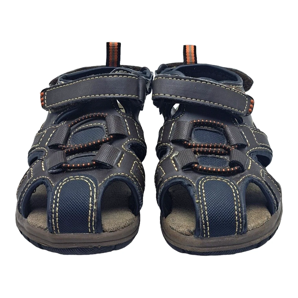 Sandalias Sonoma de cuero sintético marrón para niños pequeños talla 7 Kohls Foto 1 de 4