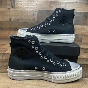 Converse Sneaker Damen schwarz Chuck Taylor All Star Lift Hi Plateau Punk Grunge - Bild 1 von 13