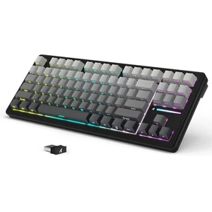 ATTACK SHARK M87PRO kabellose mechanische Tastatur mit seitlich bedruckten PBT-Tastenkappen - Bild 1 von 12