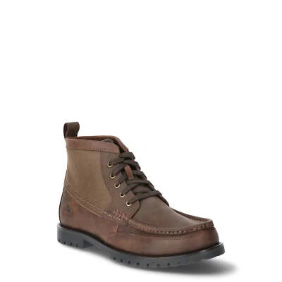 NUEVO EN CAJA Botas Chukka Ozark Trail Para Hombre Cuero Marrón Enrollado Zapatos 9 M Foto 1 de 4