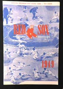 1949 Boston Red Sox Baseball Scorecard Program - Picture 1 of 5