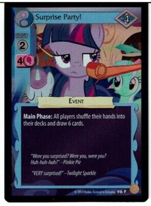 MY LITTLE PONY CELESTIAL SOLSTICE FOIL CARD 6F SURPRISE PARTY! ex - Picture 1 of 1