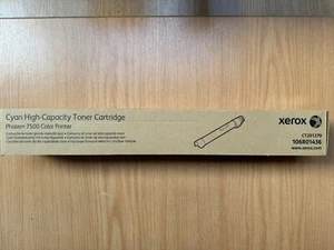 Xerox Phaser 7500 High Capacity Cyan Toner Cartridge 106R01436 Genuine New - Picture 1 of 1