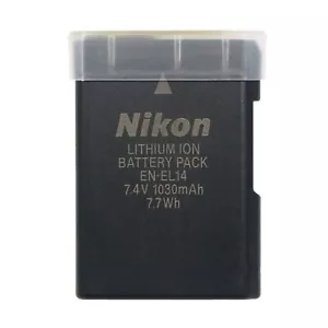 Original Nikon EN-EL14 Battery For D5500 D5600 D5300 D5200 D5100 D3300 P7700 - Picture 1 of 5