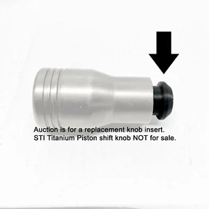 STI Titanium Piston Shift Knob Plastic Insert ONLY - Boot Collar Replacement WRX - Picture 1 of 7