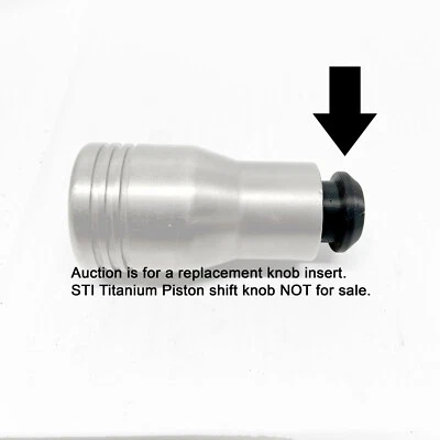 STI Titanium Piston Shift Knob Plastic Insert ONLY - Boot Collar Replacement WRX - Image 1 of 4