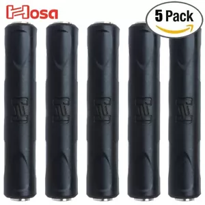 5-PACK Hosa GPP-105 1/4" TRS Female to Same Coupler - Picture 1 of 2