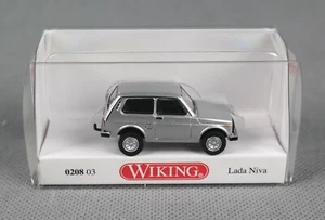 WIKING 020803/0208 03 (H0, 1:87) - Lada Niva - silber-metallic - NEUWARE! - Picture 1 of 3