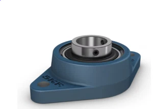 SKF FYTB 20 TF Ball Bearing 2-Bolt Flange-Mount Cast Iron Housing 20mm Bore - Picture 1 of 3
