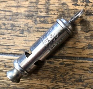 Vintage WW2 Air Raid Precautions Warden ARP Whistle, J Hudson Birmingham - Picture 1 of 3