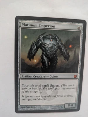 Platinum Emperion Scars of Mirrodin MTG NM Free shipping with tracking - Image 1 of 2