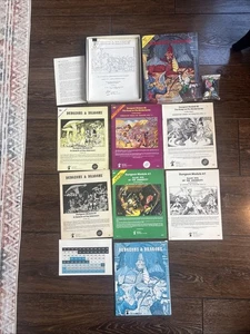 Vintage Dungeons & Dragons Basic Set With Dice Holmes Lizard 1001 1978 2nd Ed - Bild 1 von 17