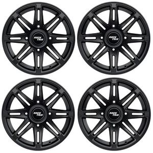 14" RockTrix RT103 ATV Wheels Rims - for Polaris Sportsman RZR Ranger 14x7, 4+3 - Picture 1 of 7
