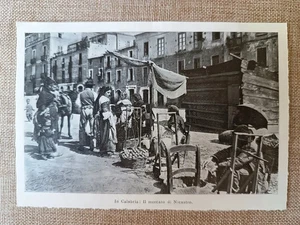 Der Markt von Nicastro 1905 Lamezia Terme Kalabrien - Bild 1 von 1