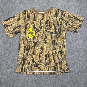 Travis Scott Cactus Jack Jordan“Highest" Brown Camo T-Shirt Mens Sz L Streetwear - Picture 1 of 6