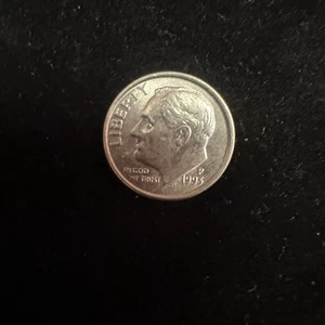 1993 P Roosevelt Dime 10c Cents US Coin - Picture 1 of 9