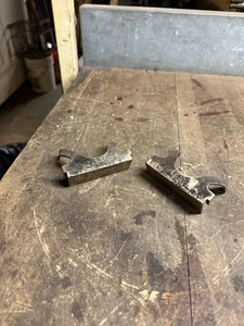 Machinist Work Bench Vice Tool 3.5” Jaw Brass Covers Protectors Caps Set Pair - Picture 1 of 18