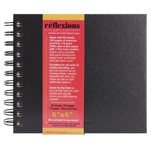 Creative Mark Reflexions spiralgebundenes Feld Skizzenbücher - 6 x 6" - einzeln - Bild 1 von 6