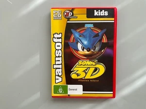 Sonic 3D Flickies Island Classic PC CD Rom Retro Game Free Postage - Picture 1 of 11