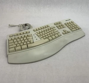 Microsoft 59758 Ergonomic PS/2 Natural Keyboard - Picture 1 of 9
