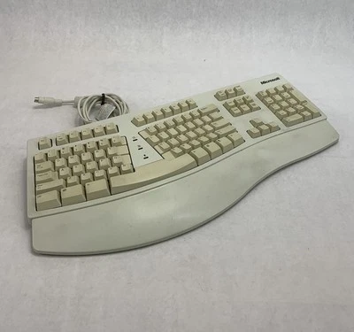Microsoft 59758 Ergonomic PS/2 Natural Keyboard - Image 1 of 4