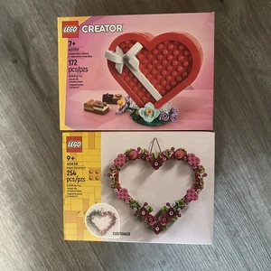 Lego 40638  40759 Heart  Valentine's Day BNIB Sealed Ships Today Fast Gift NEW - Picture 1 of 3