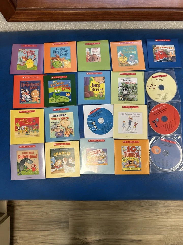 Lot of 20 Scholastic Children's Books with CD Read Along Collection - FREE SHIP - Image 1 of 4