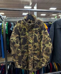 Vintage 80s LL Bean Camo Gore-Tex Jacket Made In USA - Picture 1 of 3