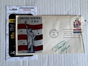 CIRCUS CLOWN EMMETT KELLY JR. Signed AUTOGRAPHED 1966 FDC JSA - Picture 1 of 5