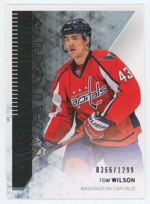 2013-14 SP AUTHENTIC Tom Wilson FUTURE WATCH RC ROOKIE /999 - Image 1 of 2