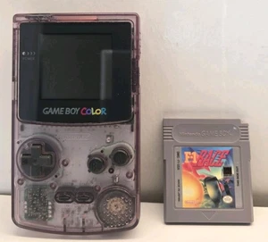 Nintendo Game Boy 1998 color modelo CGB-001 - púrpura atómico GBC (probado, funciona) - Imagen 1 de 10