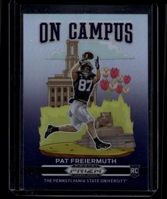 Selecciones del draft Panini Prizm 2021 fútbol universitario Pat Freiermuth OC-PF en el campus Foto 1 de 2