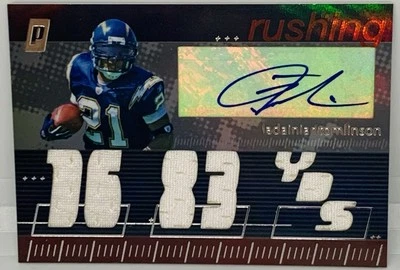 2006 Topps Paradigm LaDainian Tomlinson LOGO Patch Auto /62 San Diego Chargers - Image 1 of 3
