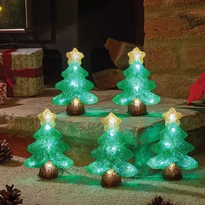 Cadena de luces LED de acrílico para decoración de árboles de Navidad para el hogar decoración exterior - Imagen 1 de 24