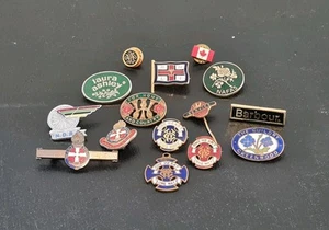 VINTAGE ENAMEL BADGE COLLECTION JOBLOT - Picture 1 of 24