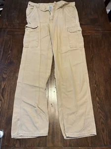 Carhartt FR CAT 2 2112 Pantalone Cargo Uomo Vestibilità Larga 38x36 Marrone Usato - Foto 1 di 10