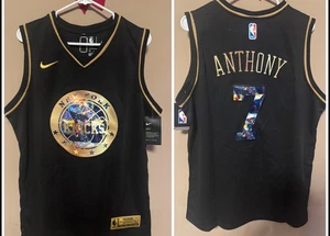 Carmelo Anthony New York Knicks Golden Edition Iridescent NBA Trikot Large 50 - Bild 1 von 8