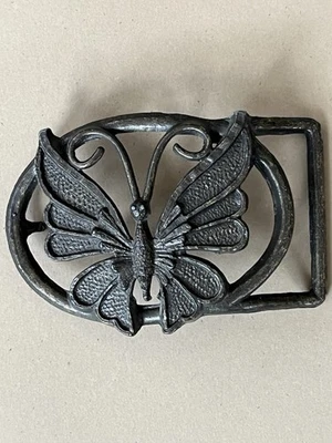 Hebilla de cinturón de mariposa de bronce Foto 1 de 4