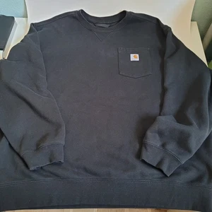 Carhartt Loose Fit Midweight Sweatshirt Men's Size XXL Black Logos See Descript! - Picture 1 of 18