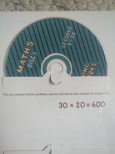 Teaching Textbooks Math 5, replacement disc 1, 1st edition - Picture 1 of 2